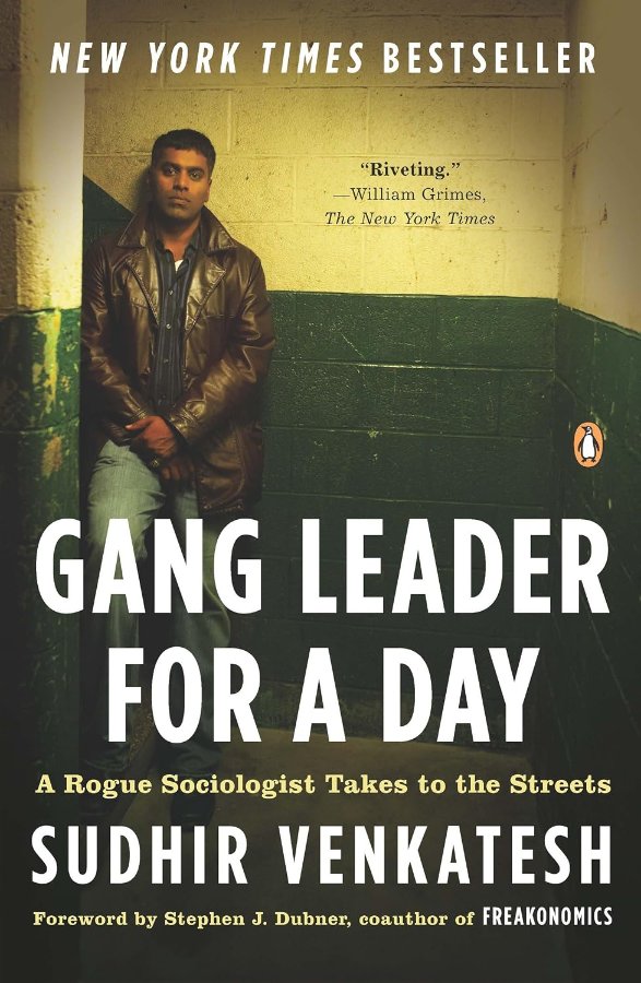 Gang leader for a day — book cover