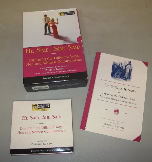 He Said, She Said (Exploring the Different Ways Men and Women Communicate) — book cover